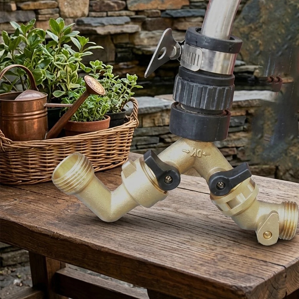 Brass Right Angle Hose Fitting for 6-Point Threaded Faucets Supporting Consistent Pressure and Secure Attachment