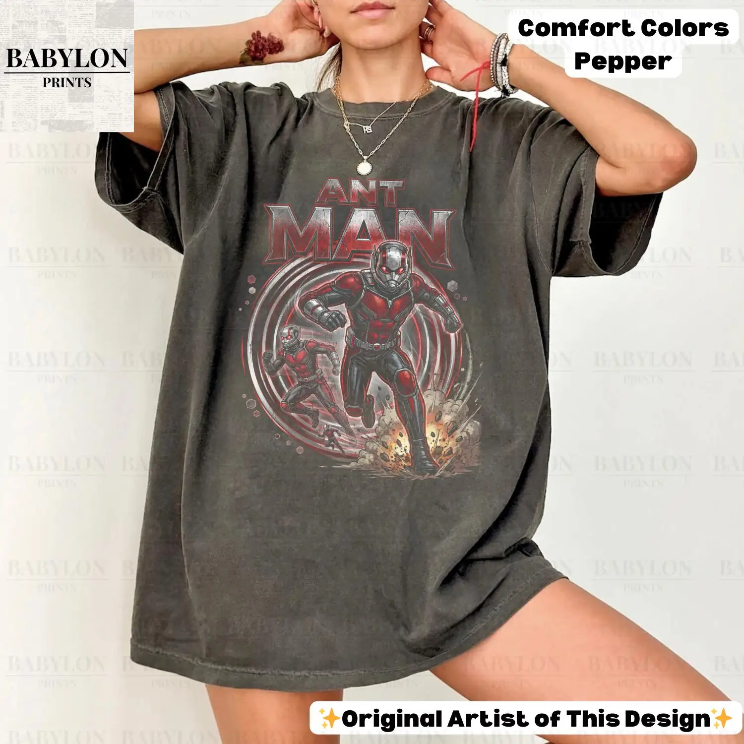 2026 Avengers Style Men's and Women's Summer Pure Cotton T-shirt Fan Style Comfortable, Breathable, High-quality Ins Y2k