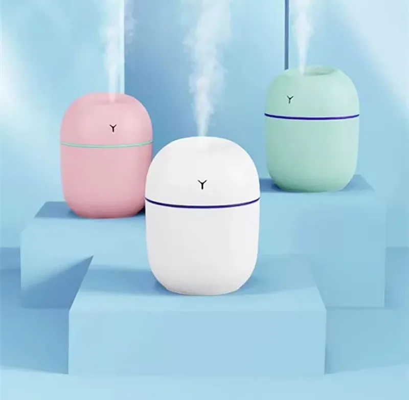 USB Powered Silent Mini Desktop Humidifier Aromatic Health Therapy with Cool Cold Mist Diffuser for Home Car Humidity Control
