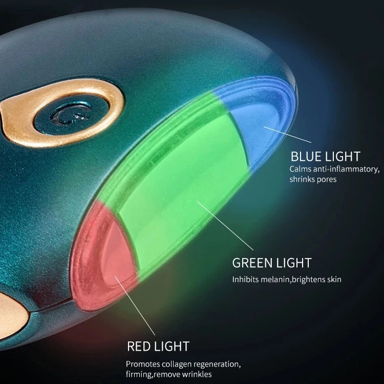 New Arrival Rechargeable Photon Therapy Anti-aging Wrinkle Remover Face Skin Neck Lifting Massager Device Beauty Instrument