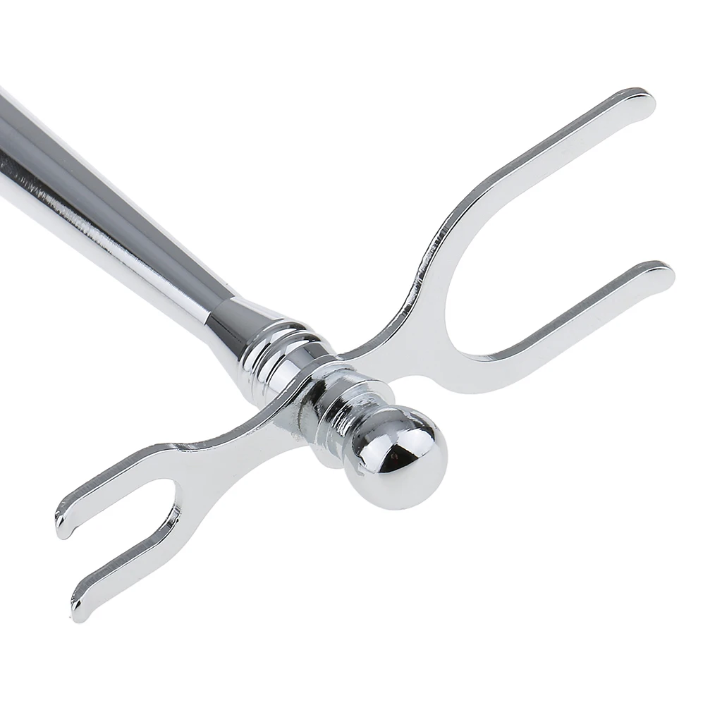 Salon Double-Ended Shaving Tool Display Stand Rack Shave Brush Holder Weighted Base