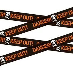 Halloween Caution Tape Decoration Safety Signs Halloween Tape Crime Scene Tape Caution Decorations Barrier Tape Danger Tape For