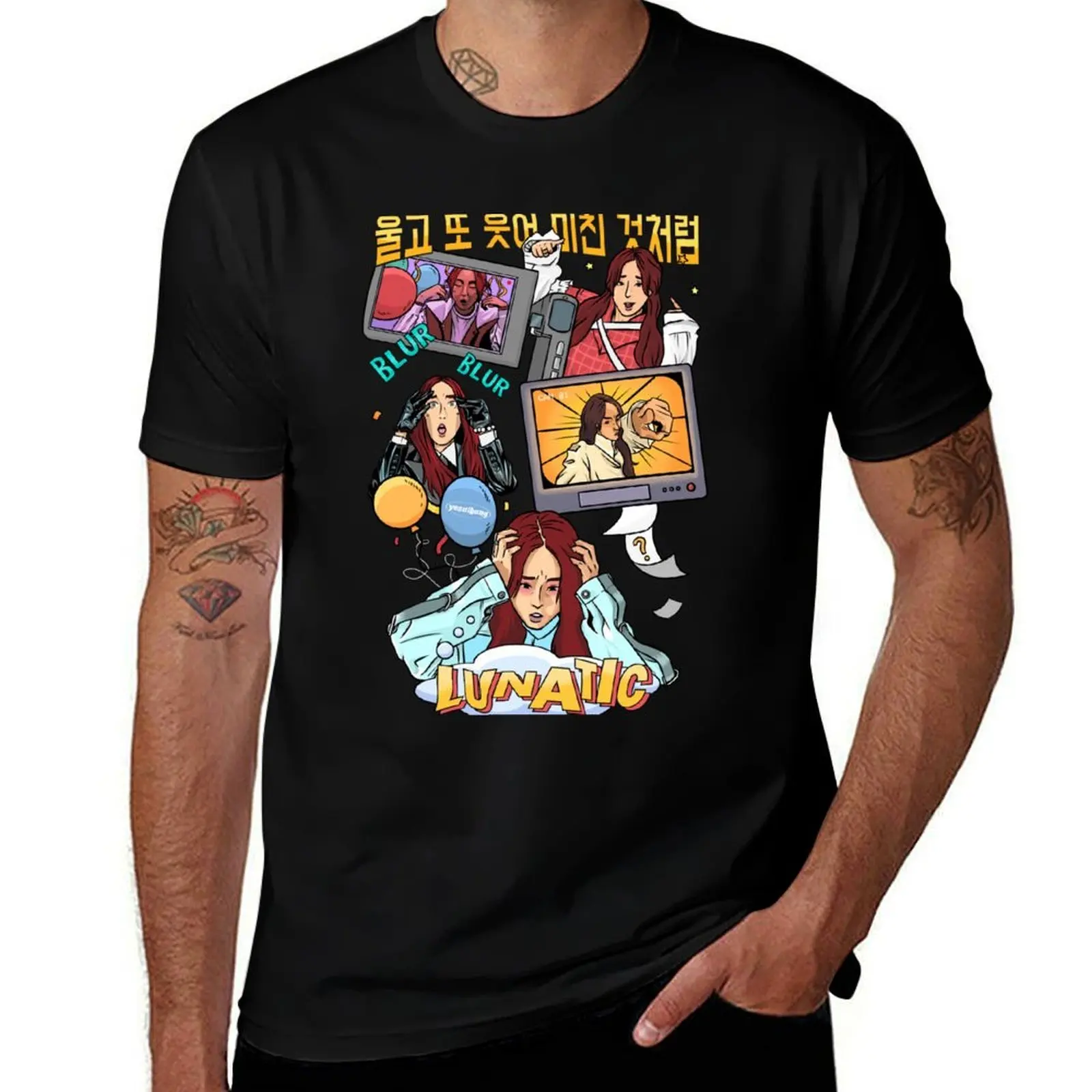 Mamamoo Solo Releases Collection - Moonbyul Honey T-Shirt Work Utility Short Sleeve Shirt T-Shirt