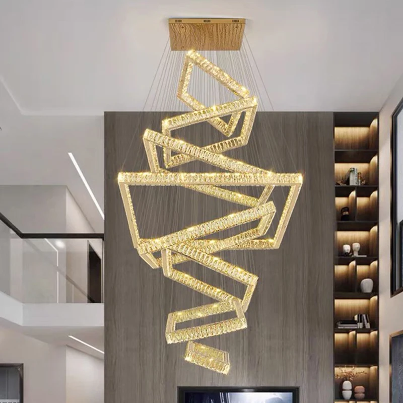 Nordic Home Decoration, Stair Chandelier, Living Room And Dining Room Pendant Lights, Ceiling Light, Indoor Lighting