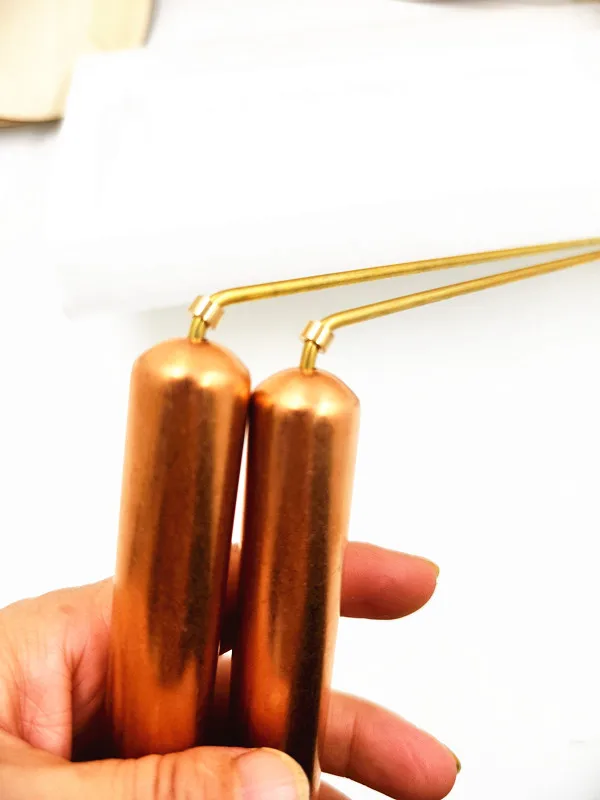 Pure Copper Dowsing Rods — Professional Ghost Hunting Equipment Kit — Dowsing Rods Spiritual Kit for Ghost Hunting