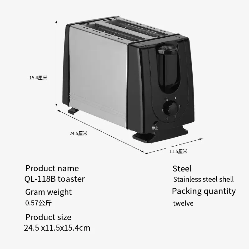 Electric Power Source Driver's Automatic Bread Maker Toaster and Sandwich Maker Mini Appliance for Household Use