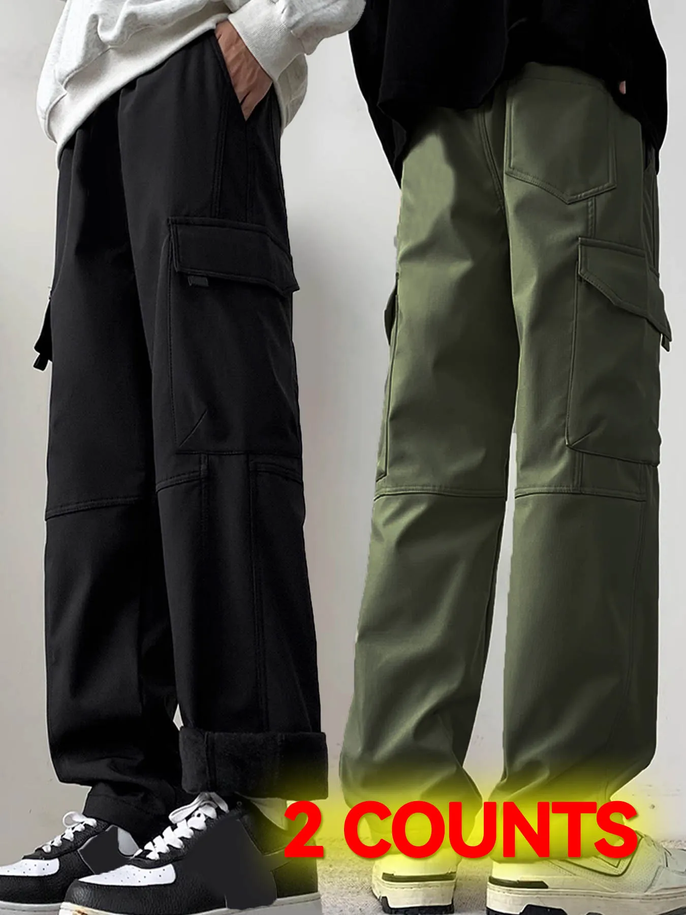 

Casual pants Spring and Autumn straight leg pants American retro minimalist workwear pants for men Spring 2025 new men