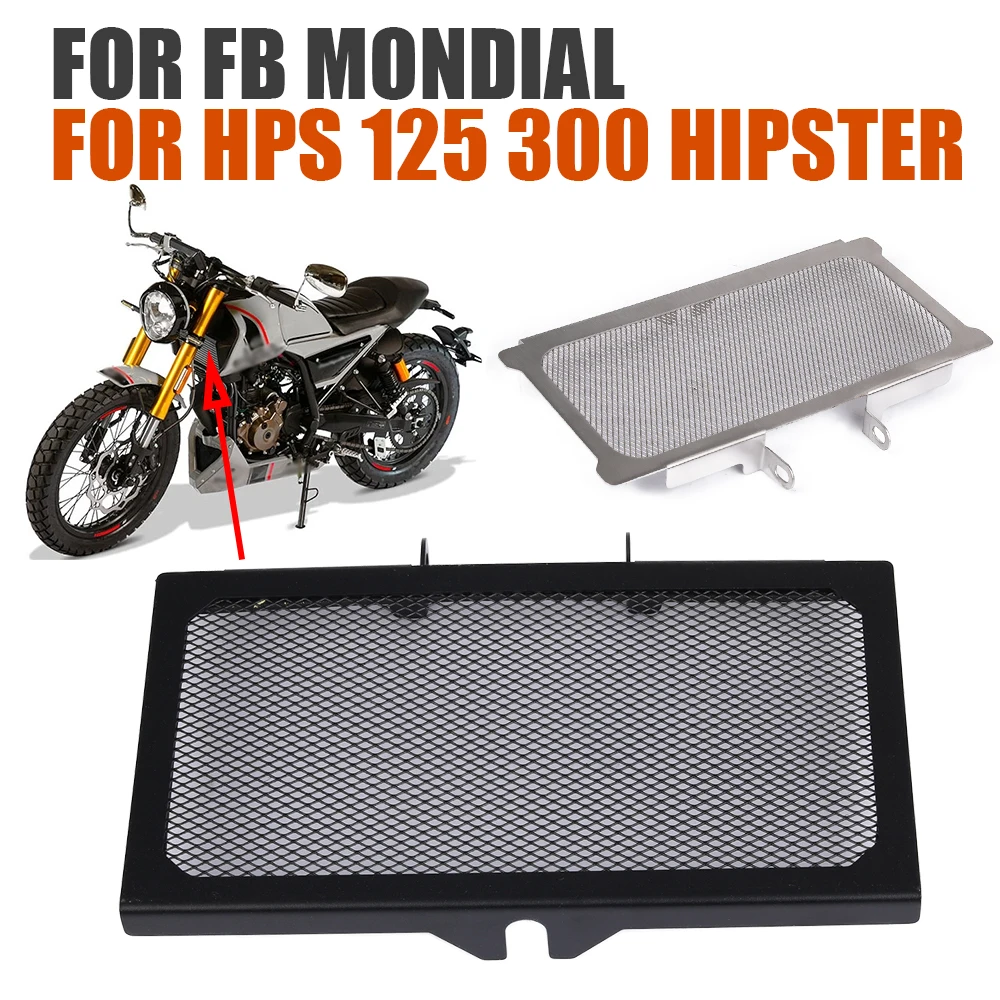 For FB Mondial HPS 125 HPS 300 Hipster HPS125 HPS300 Motorcycle Accessories Radiator Grille Guard Protector Grill Cover Mesh