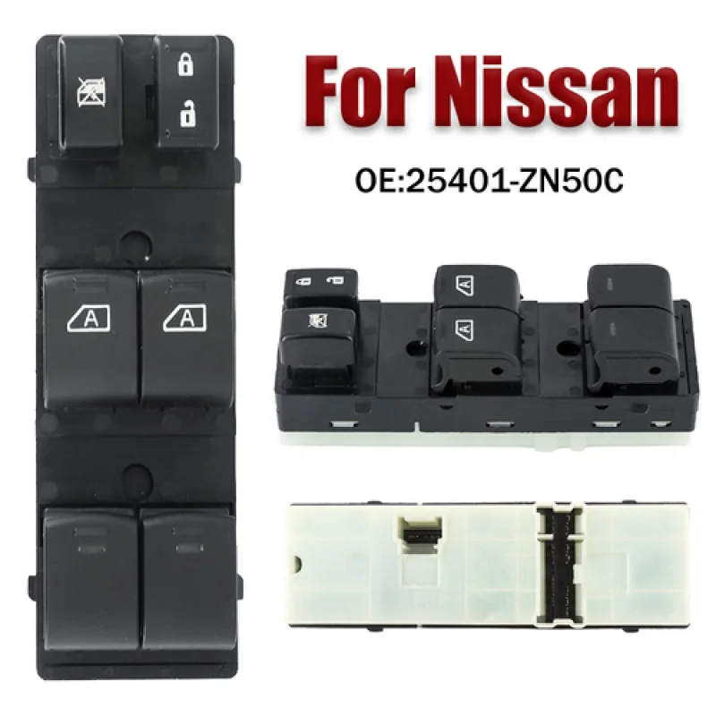 

Главный переключатель управления окном автомобиля A + ABS 25401-ZN50C для Nissan Altima Sedan 2007-12