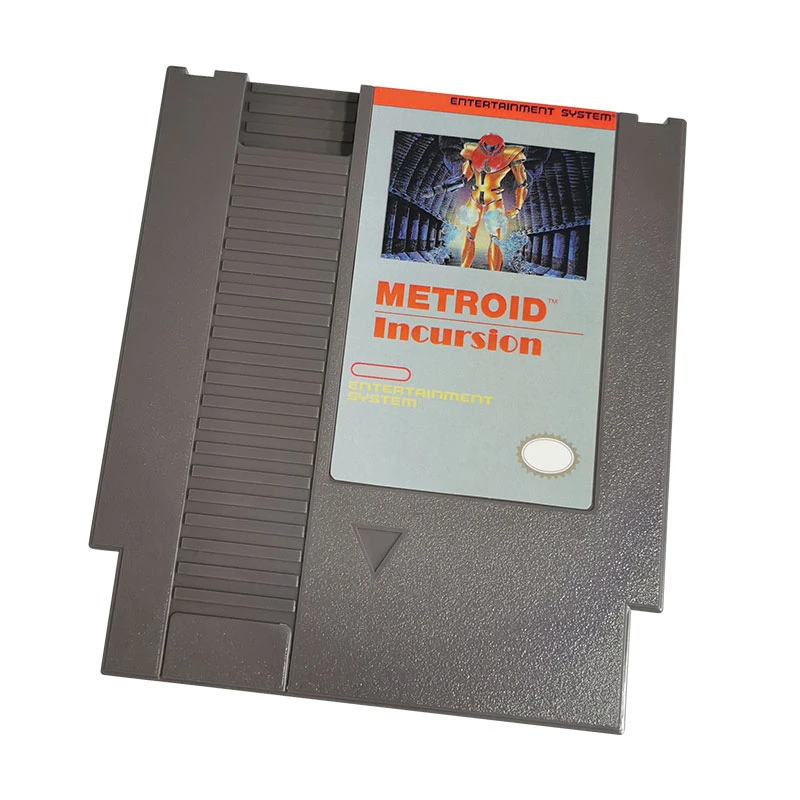 8 Bit NES Video Game Cartridge - Metroid: Incursion - For Retro Classic NES Console - NES Hack - Region Free