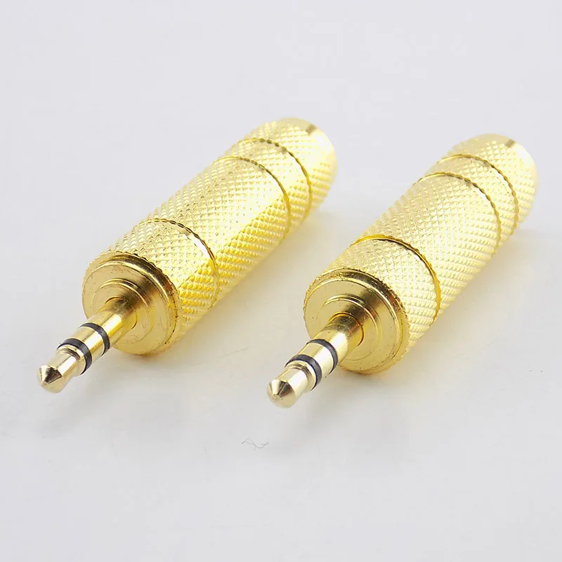 3.5mm Male to 6.5mm Female Jack Stereo Headphone Audio Adapter Home Connectors Adapter Microphone Audio Adapter