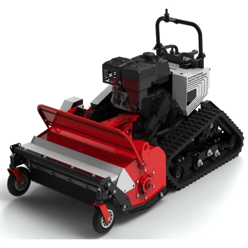 RC Robot Lawn Mower Electric Start Crawler Walking High Efficiency