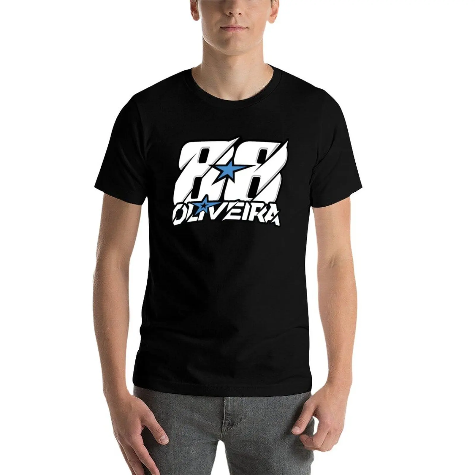 ميغيل أوليفيرا رقم 88 تي شيرت كلاسيكي مضحك تي شيرت رجل تي شيرت للرجل حزمة القطن #4