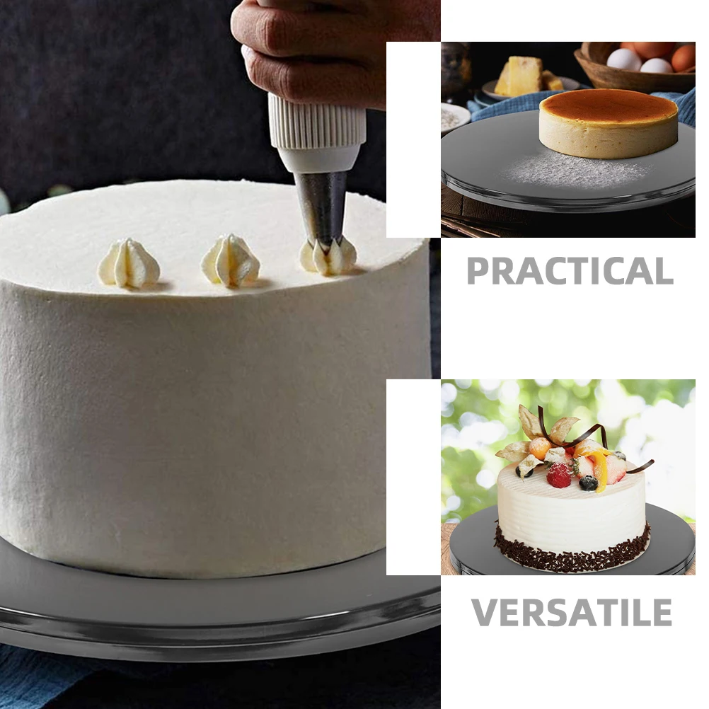 

Rotating Acrylic Display Stand Desktop 360 Degree Swivel Round Base Multi-Functional Craft Storage Holder Table Riser