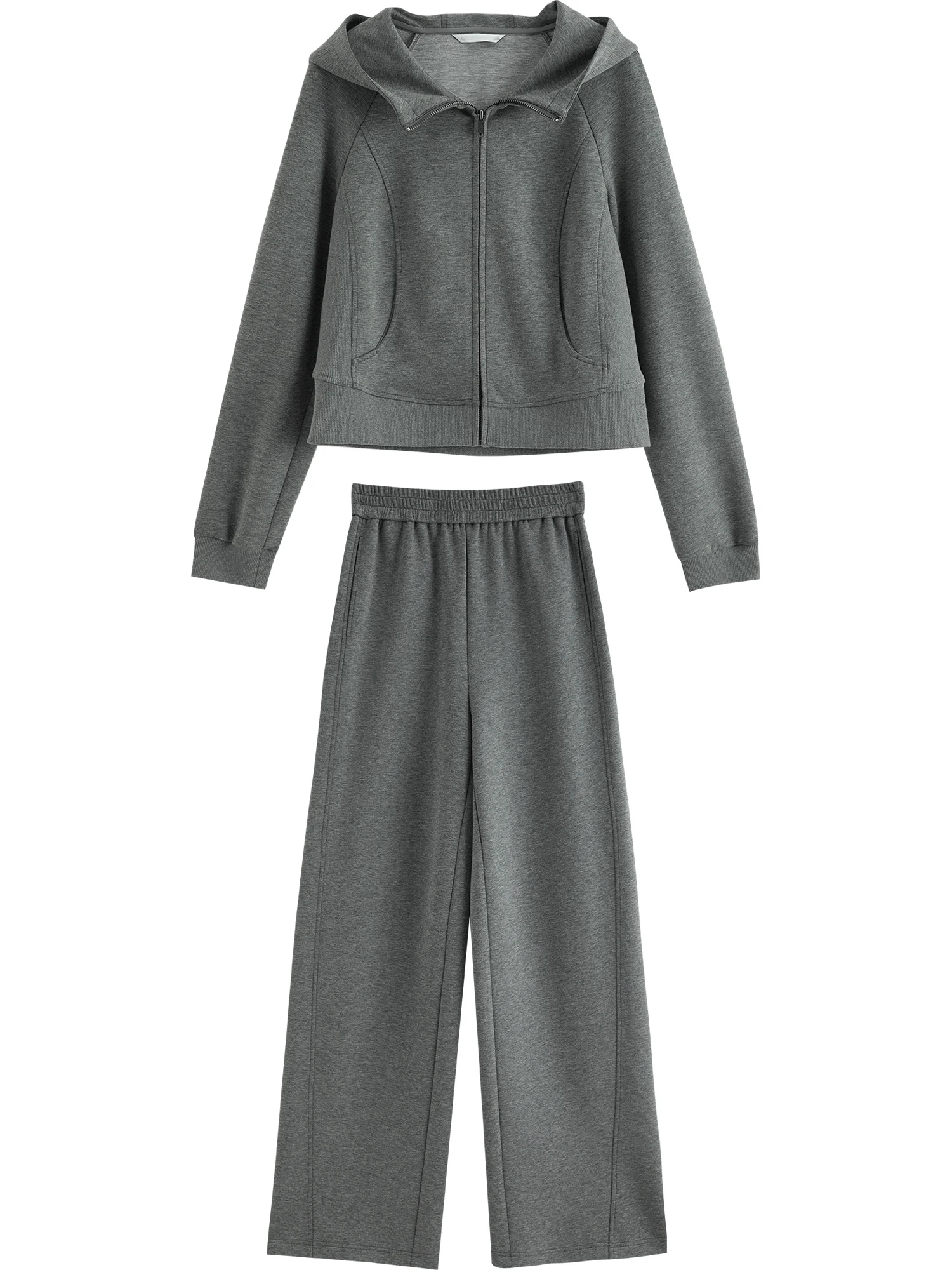 ZIQIAO Amerikanischer Streetwear-Stil Lässige Kapuzenjacke Lässige Hose Hoodie-Set für Damen 2026 Neuerscheinung Herbst-Outdoor-Outfits – Detail 33