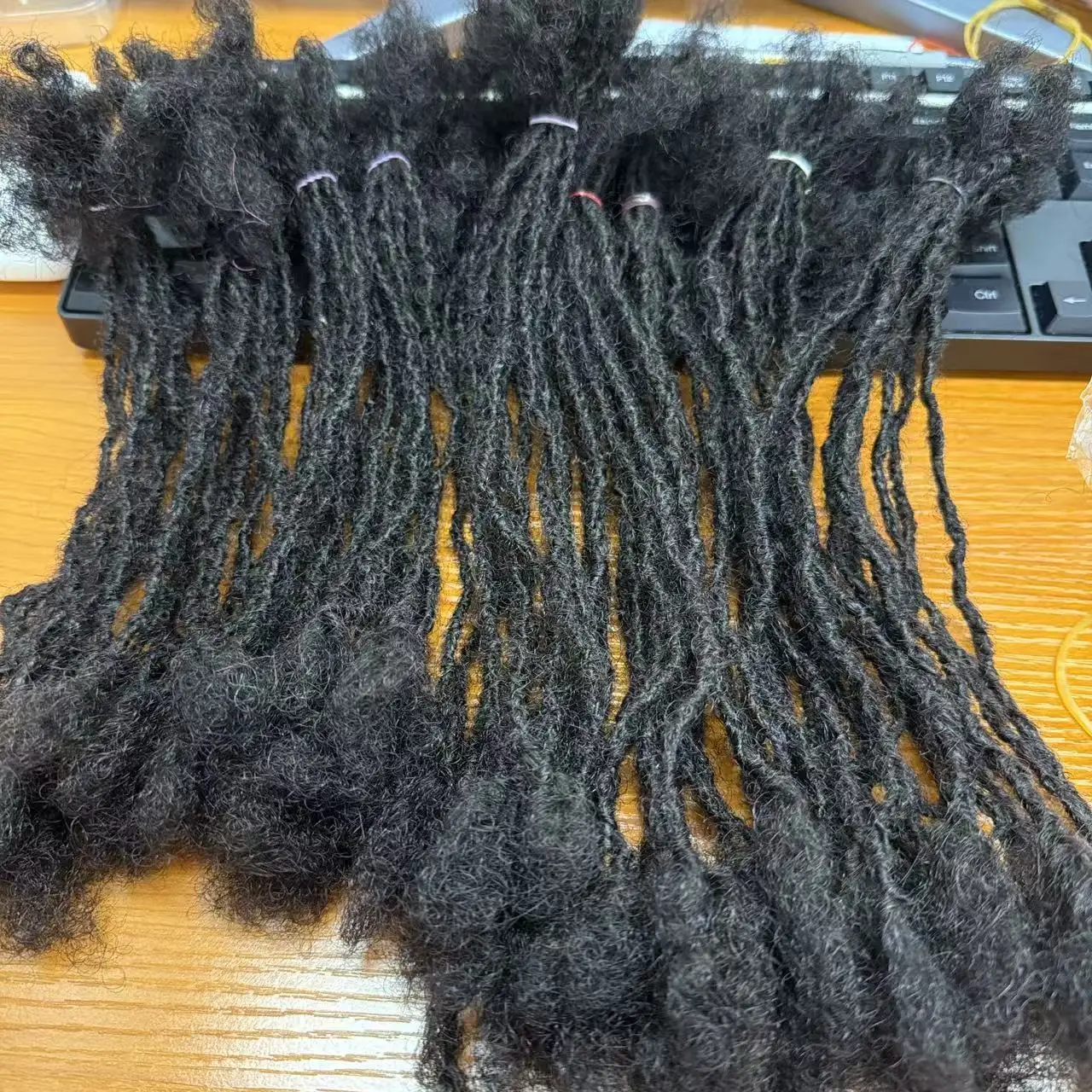 0.2 سنتيمتر Inter Loc Dreadlock تمديد Sisterlocks 100% الشعر البشري اليدوية مايكرو Locs لينة الشعر الطبيعي المجدل