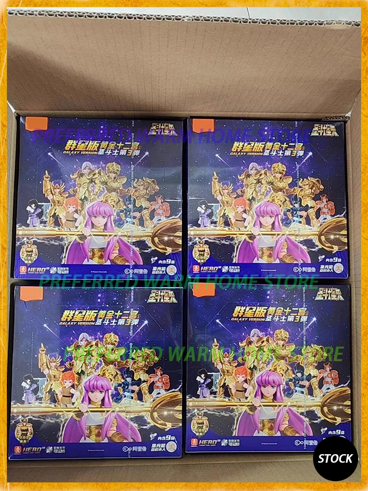 En Stock Saint Seiya GALAXY VERSION 03 Athena Aldebaran masque de mort Aiolia bélier Mu modèle assemblé jouets or Saint