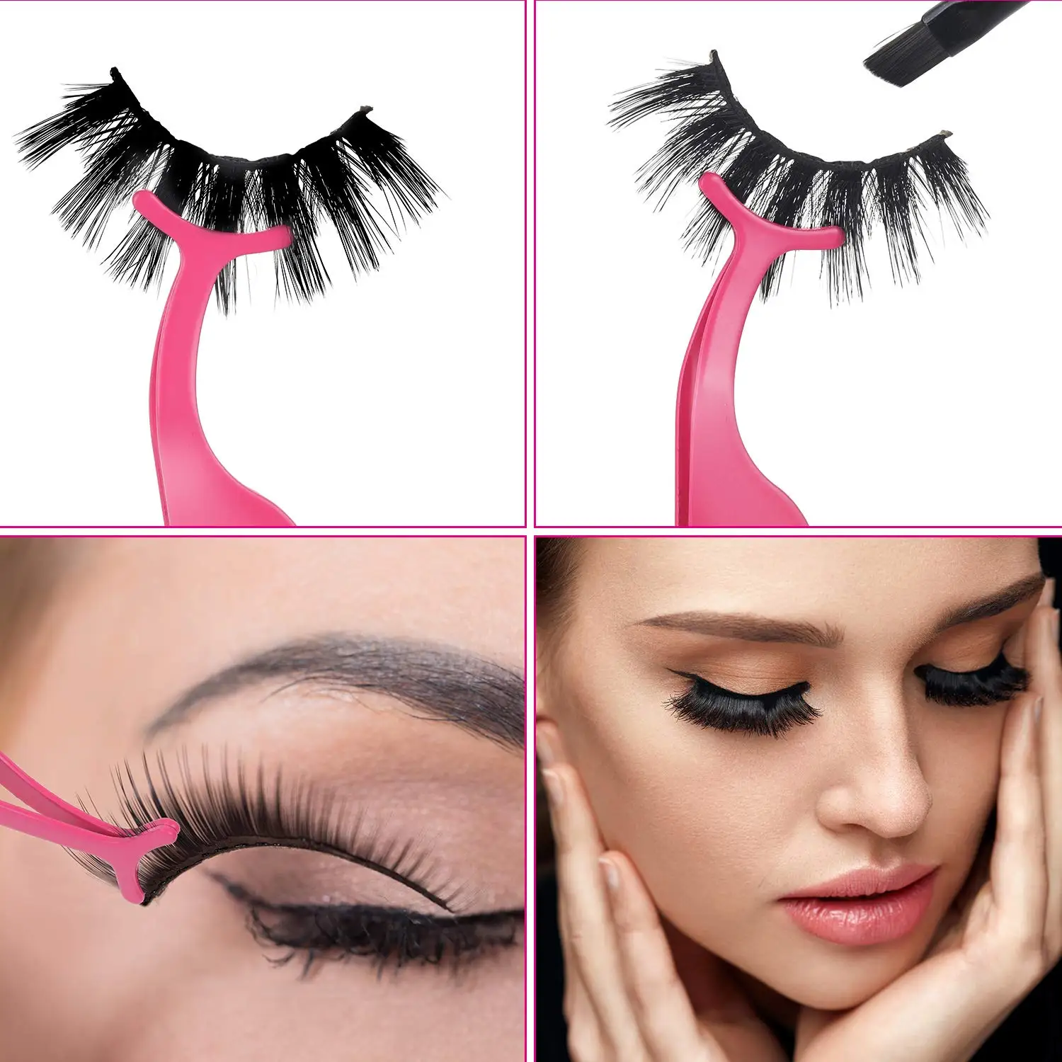 Eyelashs tweezers false eyelash aid fake lashes makeup tools wholesale items fake eyelashes tools eyelash curler lash supplies