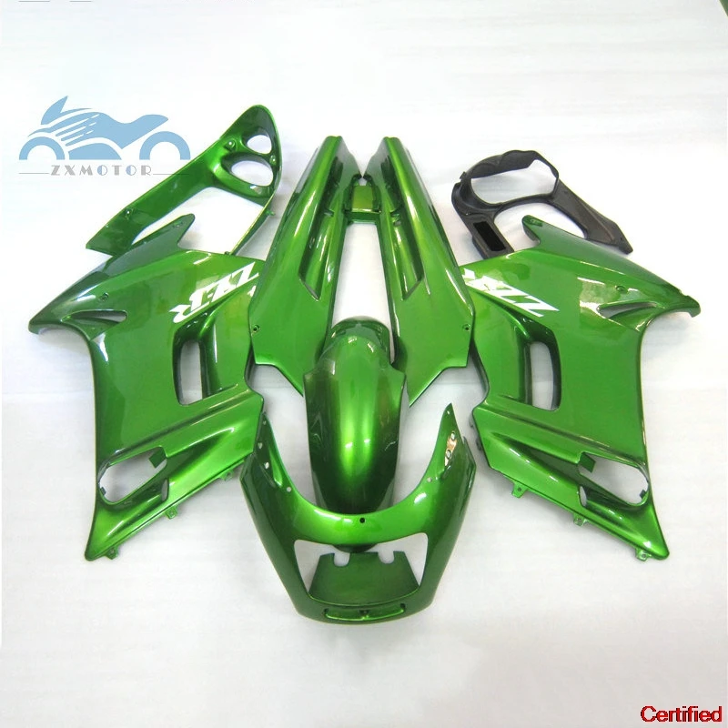 ABS plastic Bodywork fairings Kit Fit for Kawasaki ZZR250 1990-2007 ZZR 250 90-07 motorcycle fairing kits green aftermarkets