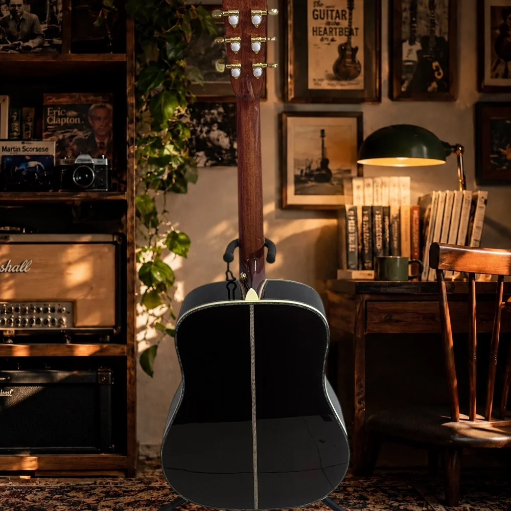 Handcrafted D45 Acoustic Guita - Musical Instrument For Beginners ulasan dan harga