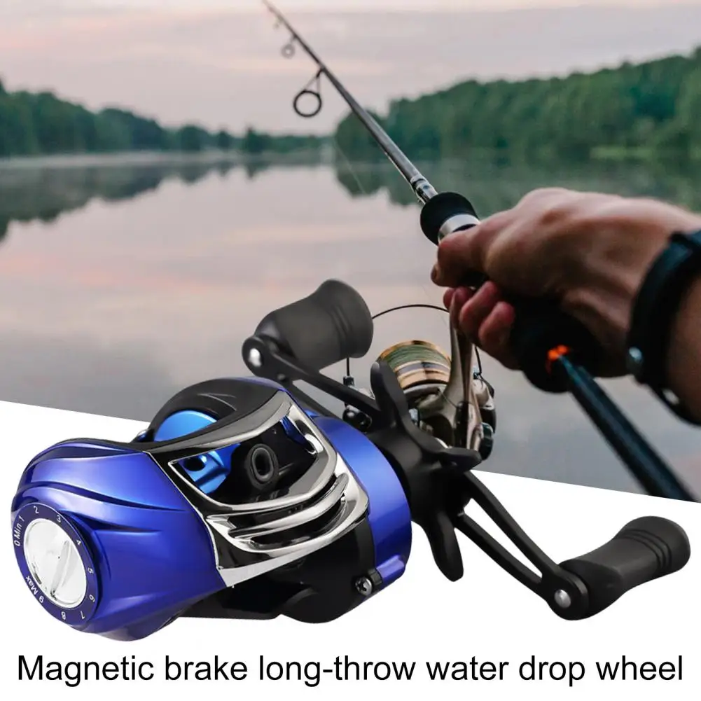 

Baitcasting Reel Universal Magnetic Brake High Speed Ratio 18+1 Spools Anti-fry Line Fishing Reel for Outdoor Fishing