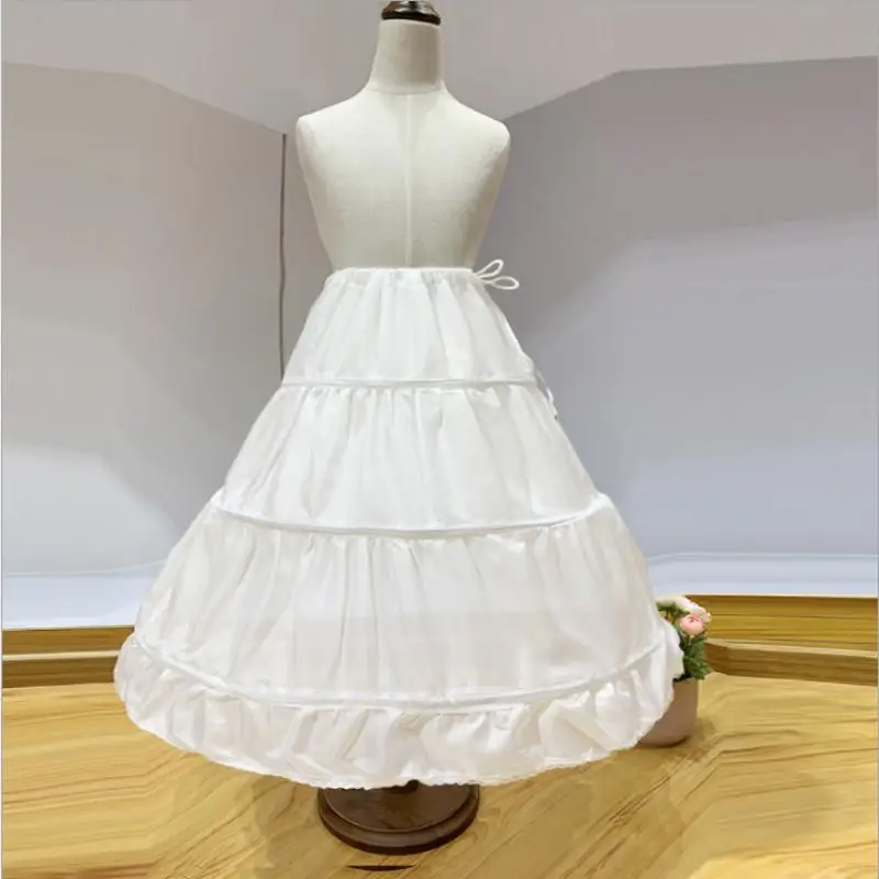 Children's crinoline dress puffy skirt 55CM three-layer single steel Dress 110CM-170CM match dress  45CM two Layer bustle Dress