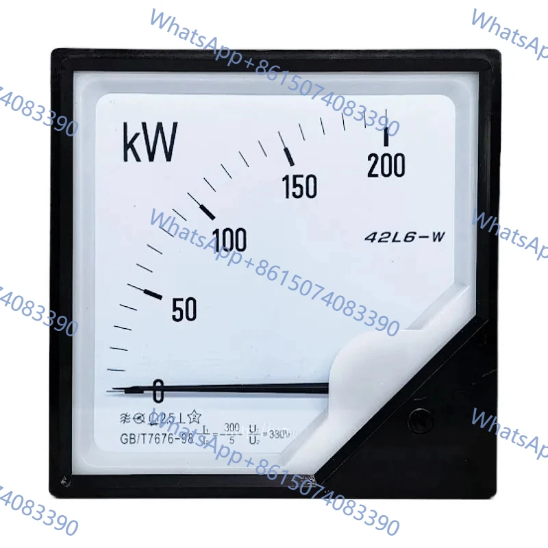 42L6-W Pointer Three-Phase Watt Meter 380V 200KW-1MW Industrial Panel Meter