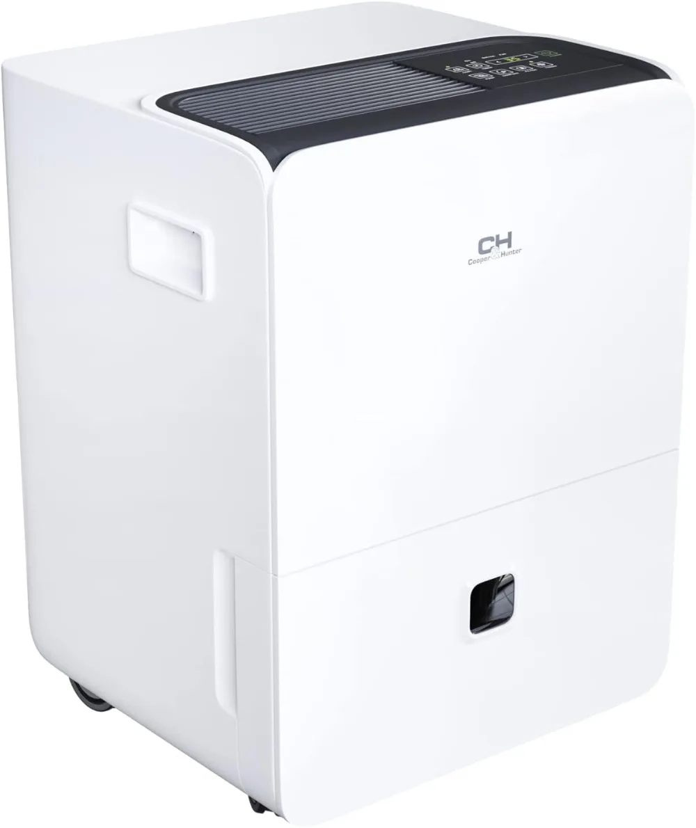 60 Pint Dehumidifier with Drain Pump (95 pint 2012 DOE standard) Dehumidifier for Large Room or Basements 10L Water Tank