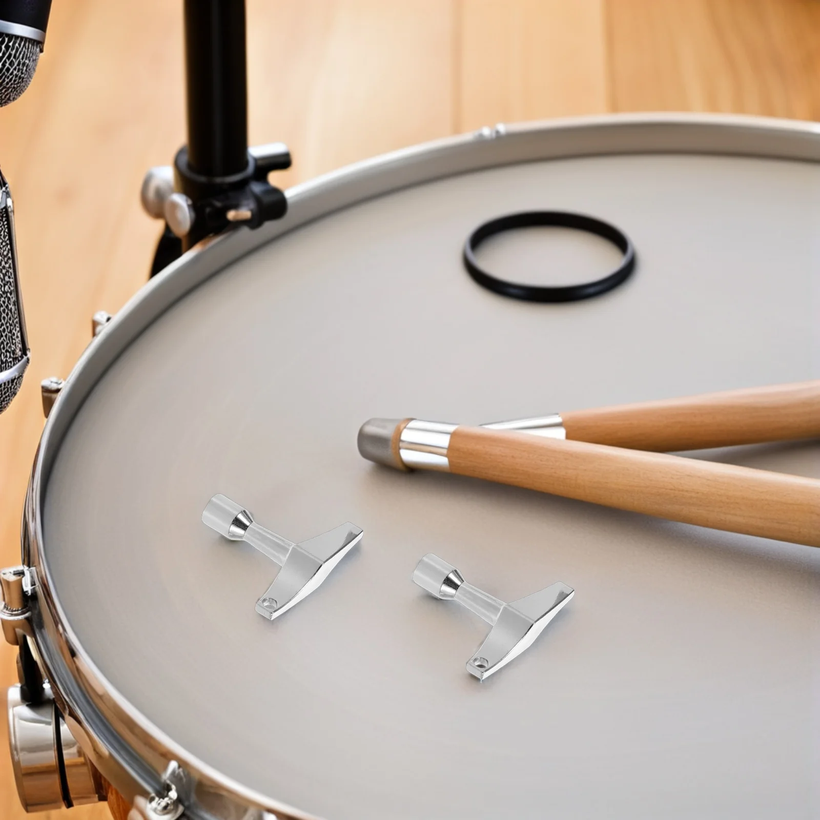 

4 Pcs Bass Drum Key Lug Wrench Adapter Tuner Tuning Bit Accessories Kit Hardware Tool