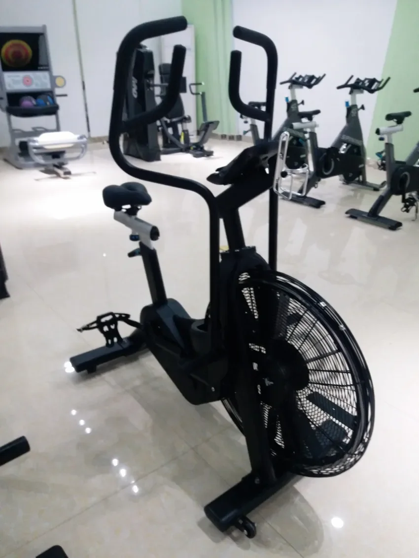 Commercial Fan Exercise Bike Upright AirBike Indoor Cycling Stationary Bicycle Fitness Equipment Exercise Air Bike