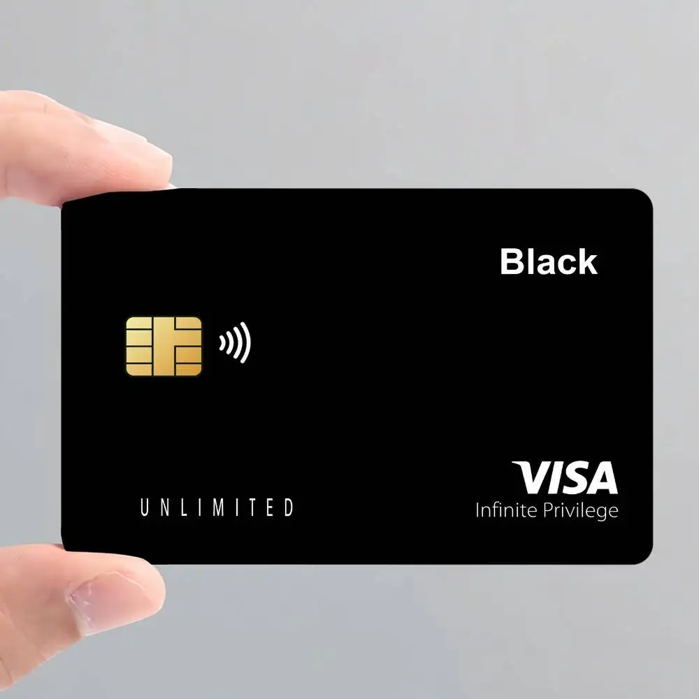Fashion V-VISA Card Stickers for Bank Access Protective Waterproof Film Cover Sticker Surprise Gift
