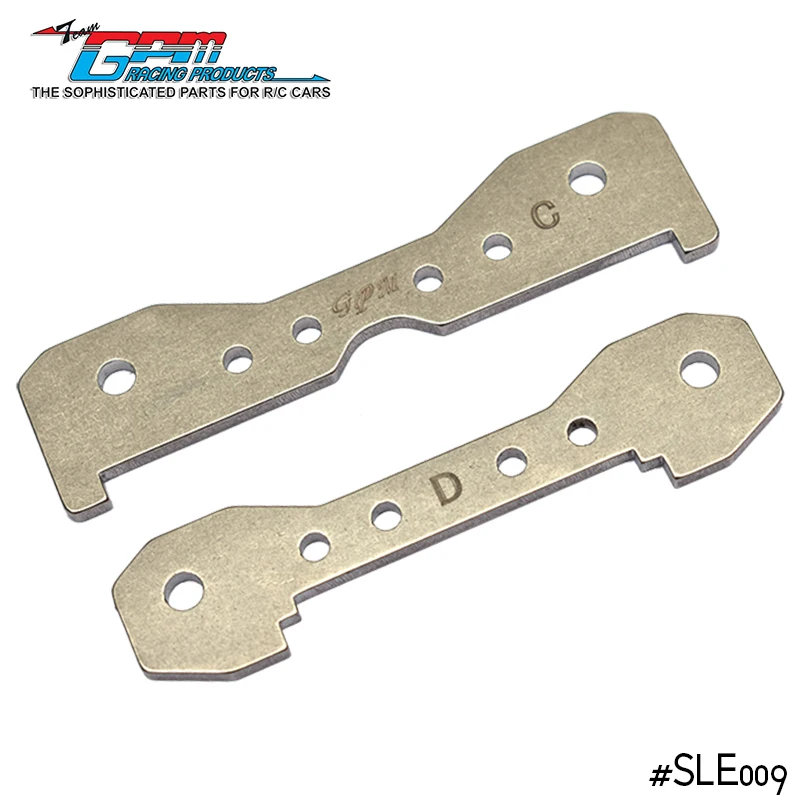 GPM TRAXXAS 1/8 Sledge For Stainless Steel Front Or Rear Lower Bulkhead Tie Bar