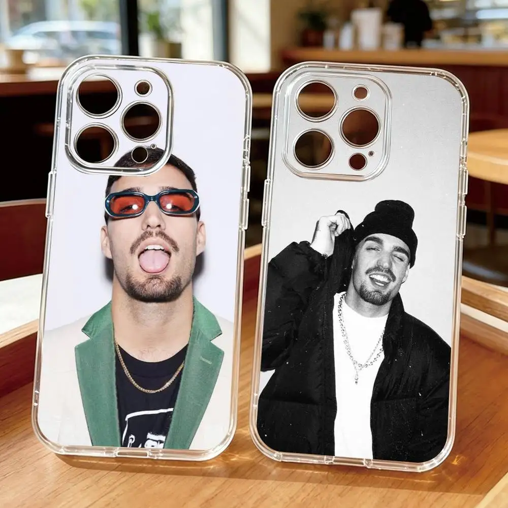 

R-Rels B Hip-hop Phone Case Transparent Silicone Soft For iPhone 17 16 15 14 13 12 11 Mini Pro Max Plus