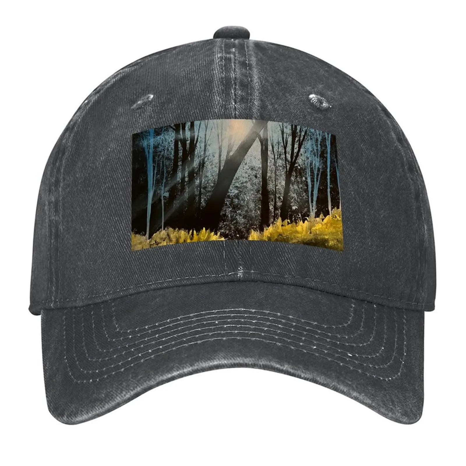 

Golden Rays of Sunlight Baseball Cap Rugby Fashion Beach Trucker Hat Beach Outing Men Caps Women's