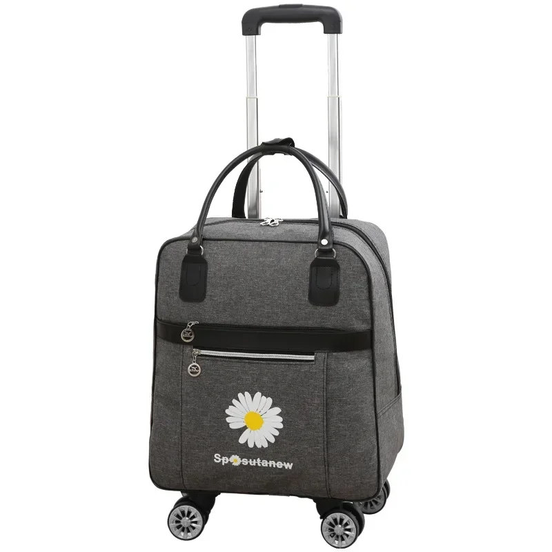 Trolley Travel Bag Universal Wheel Luggage Bag Convenient Boarding Bag Waterproof Backpack Handbag Rolling Trolly Suitcase