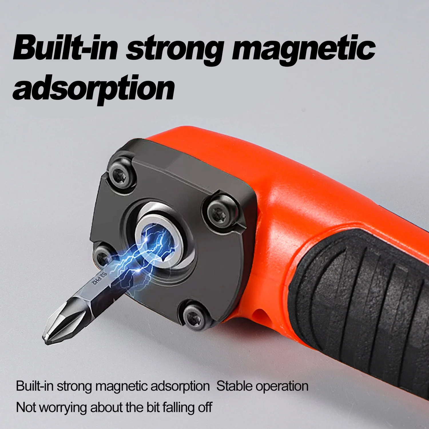 Attacco ad angolo retto Cacciavite elettrico Riparazione Dispositivo angolare da 90 gradi Adattatore per presa per cacciavite Adattatore angolare per punta da trapano