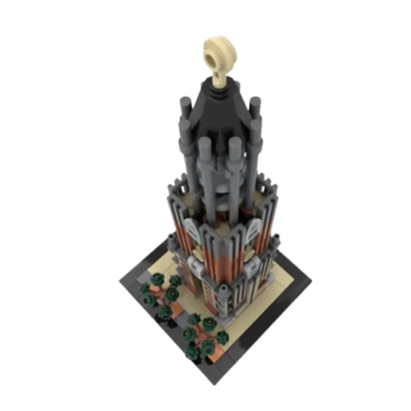 MOC-185023 340 pièces Architecture moderne bricolage petite assemblage de particules bloc de construction jouet modèle cadeau