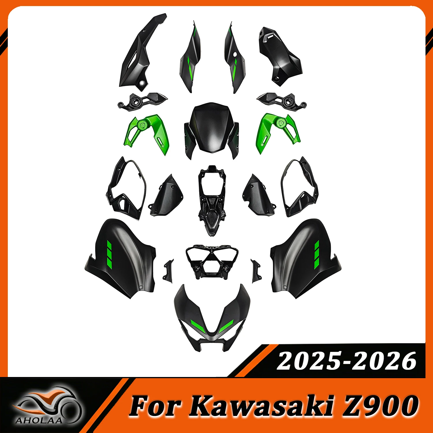 

Комплекты обтекателей для Kawasaki Z900 2025-2026: литые пластиковые панели кузова из ABS-пластика