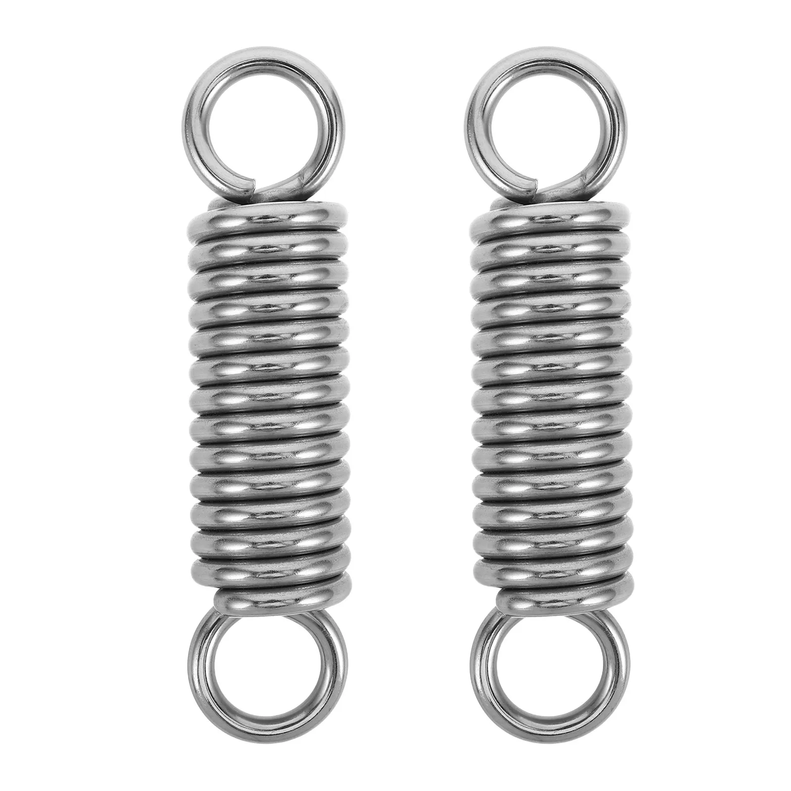 2Pcs Stainless Steel Outdoor Swing Springs Heavy Duty Porch Hammock Chair Spring Suspension Mounting Hardware Replacement