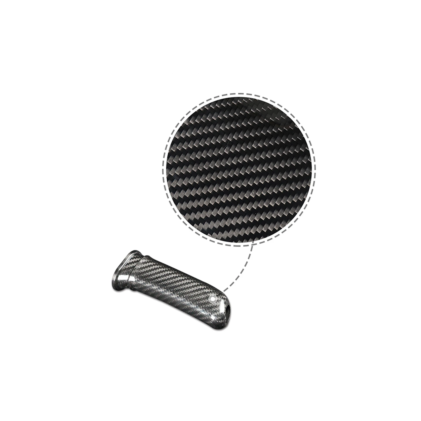 

For Ford Ranger 2015-2019 Car Replace Handbrake Grip Hand Brake Cove Trim Real Hard Carbon Fiber Sticker