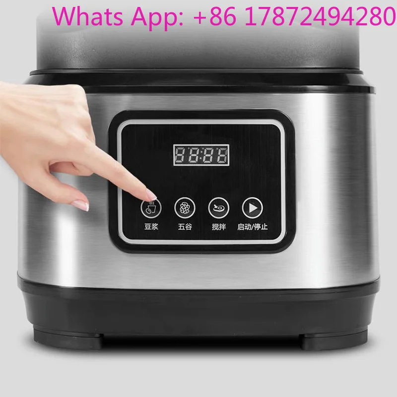 10L Soymilk machine Commercial Breakfast Shop with heating, Now grinding, no slag, filter-free wall breaker, high power