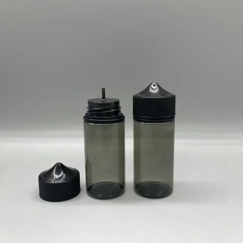 100pcs 30ml/60ml Black PET Plastic Empty Dropper E Liquid juice Eye Drop Bottles Long Tip CRC Cap Oil Vape Pen Bottle Containers