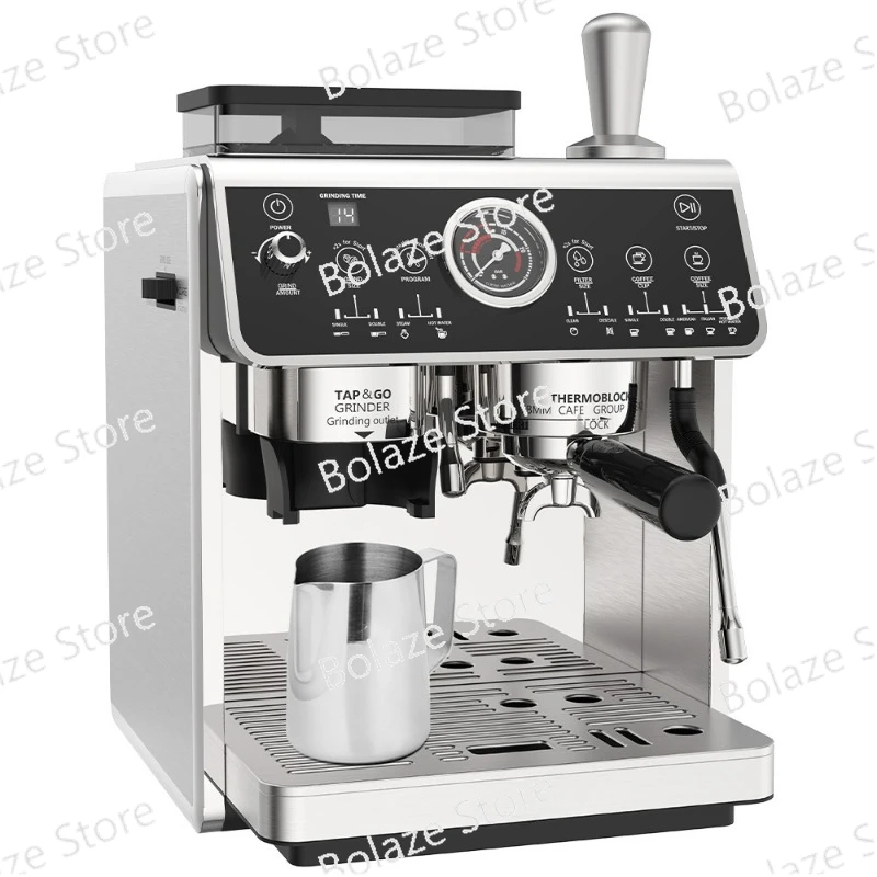 

Home Italian American Semi Automatic with Grinding Bean Steamed Milk Bubble Pressure Coffee Machine