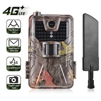 4G Hunting Camera 4G Trail Camera 20MP 1080P 0.3S Triggering Speed Infrared Night Vision Wildlife Camera for Animal Observation