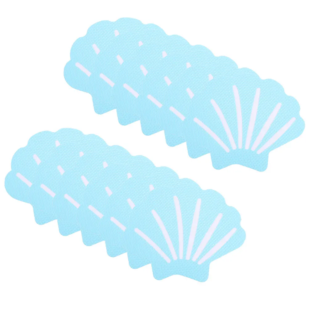 

20pcs Blue Shell Anti slip Stickers for Bathtub Non Skid Shower Bathroom Decor Child Safety Strong Adhesive Decal