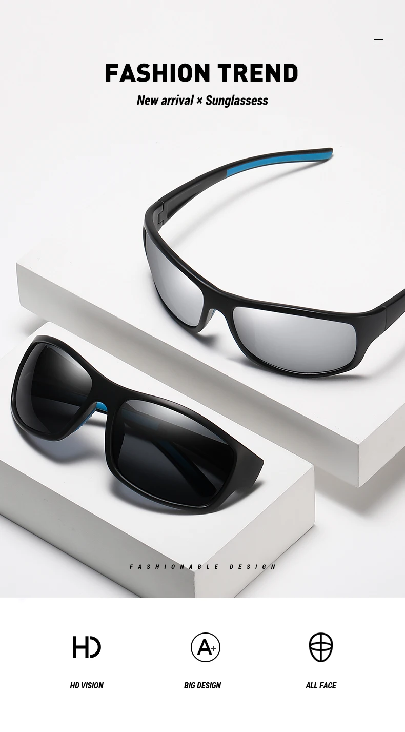 DML Neue Ultra Licht Material Gläser Männer Frauen Angeln Gläser Sonne Brille Camping Wandern Fahr Polarisierte Sonnenbrille – Detail 8