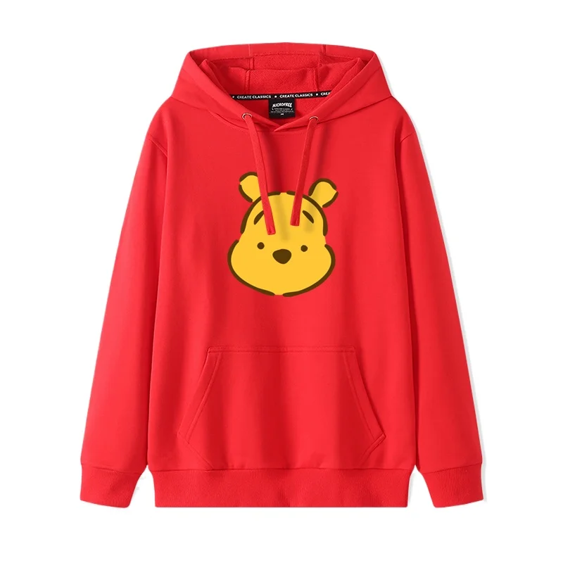 Cartoon anime cute Pooh Bear hoodie women\'s Disney loose ins style hooded jacket hoodies  clothes  hoodies women  anime hoodie