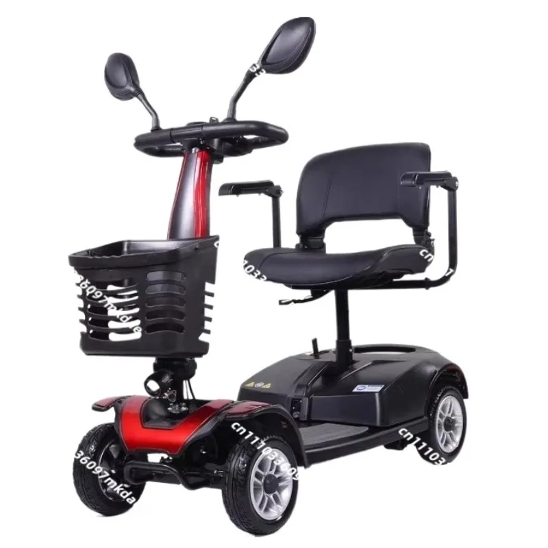 elderly scooter, disabled household double for the elderly, power folding battery car