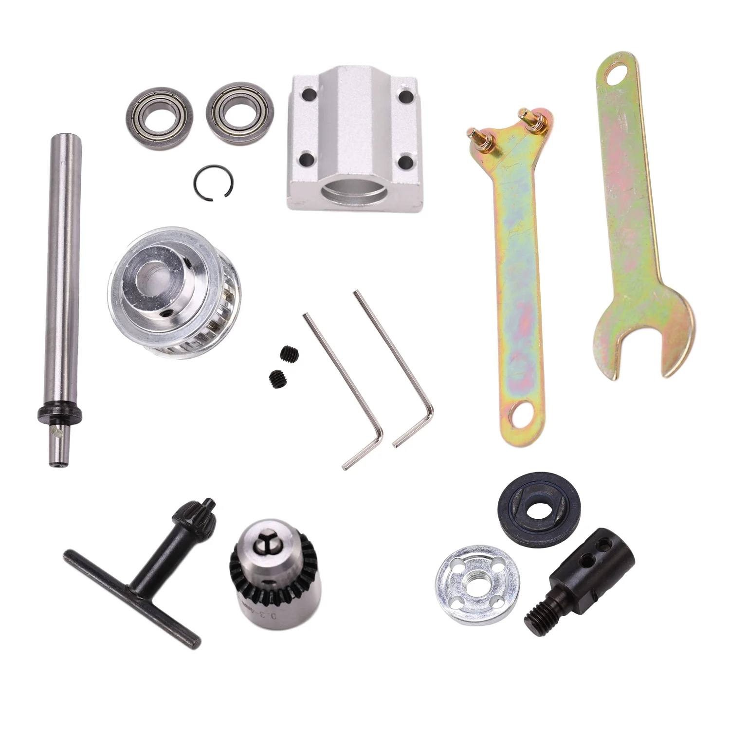 

ABUL-No Power Diy Woodworking Cutting Grinding Spindle Trimming Belt Small Lathe Accessories For Table Saw