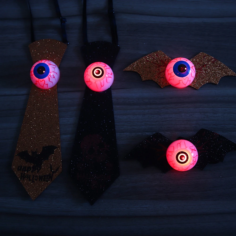 

Хэллоуин светящийся галстук многоразовый регулируемый галстук на Хэллоуин ужас Хэллоуин галстук реквизит ужас для тематического сбора праздника